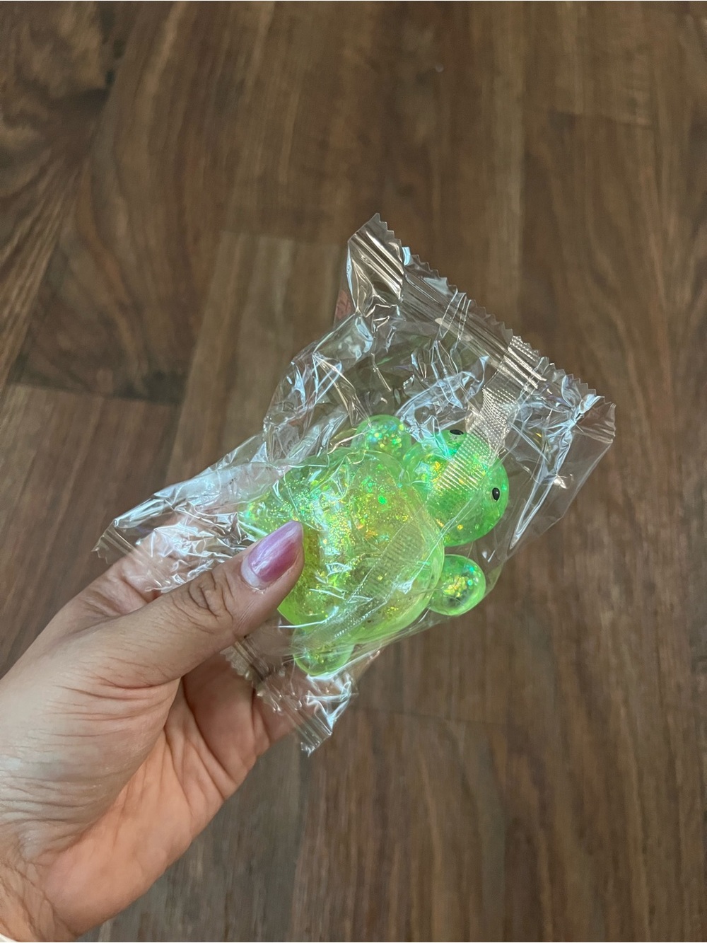 💚 Glitter Turtle Squishy – Stress Relief Fidget Toy | New in Bag 🐢✨